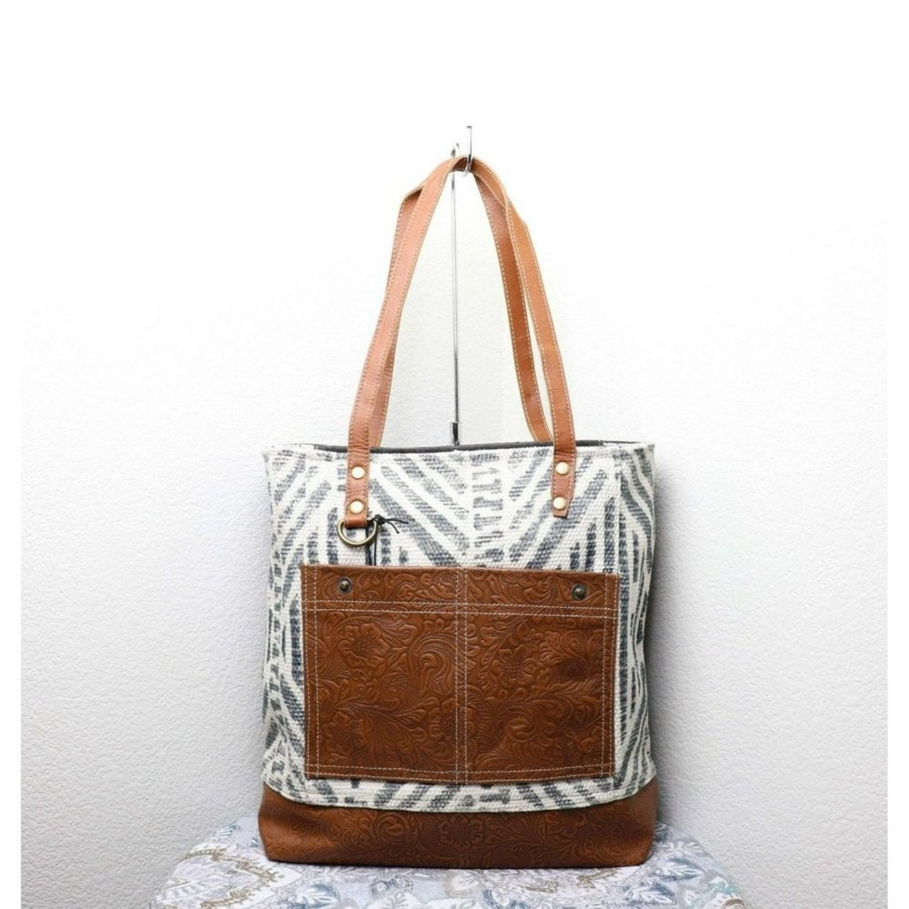 NEW Myra Bag Large Tote Purse Women Leather Design Utility Market Teacher Tote